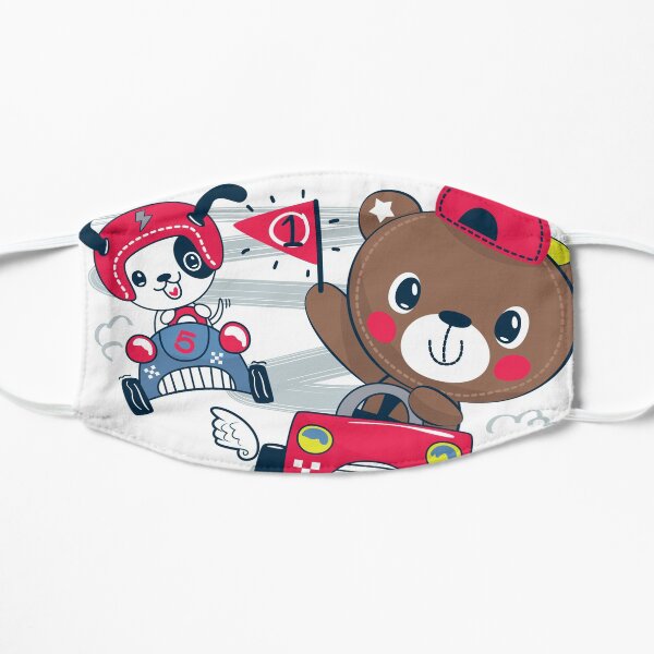 Vroom Little Racing Flat Mask