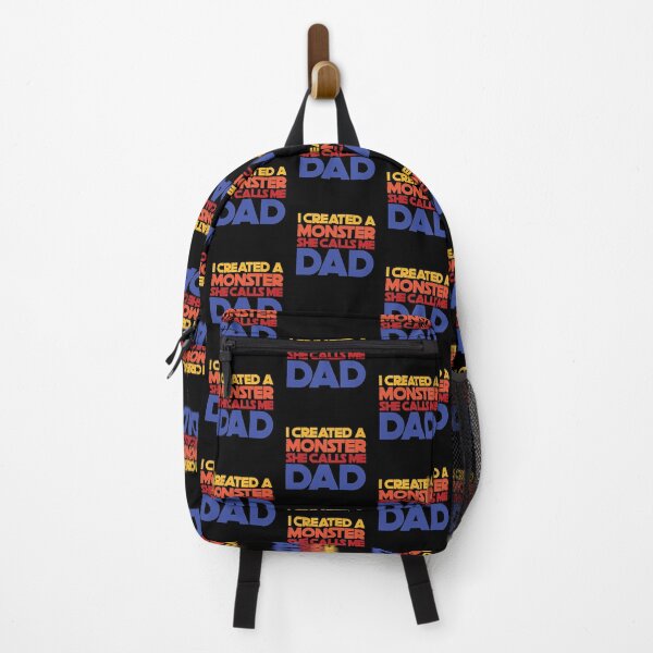 Item preview, Distressed I created a monster daughter she calls me DAD designed and sold by TheMattDesigns.