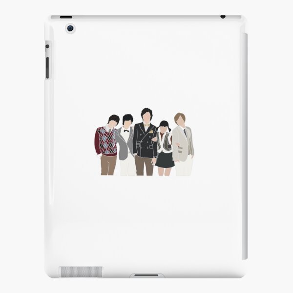Pegatina Chicos sobre flores Funda rígida para iPad