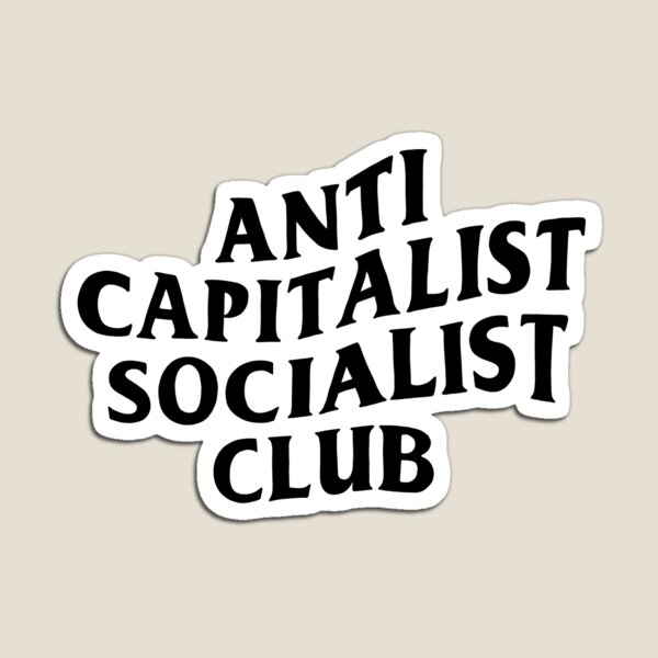 Vista previa del artículo con la obra «Club Socialista Anticapitalista - The Peach Fuzz», diseñado y vendido por Elizabeth Hudy.