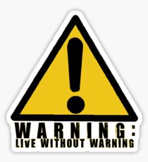 Warning Sticker