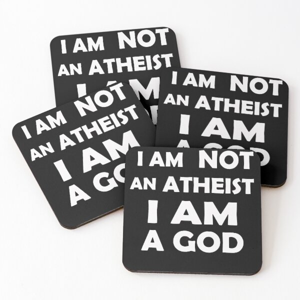 Item preview, I Am Not An Atheist I Am A God, Funny Sarcastic Gift Idea For Anti Religion  designed and sold by tawscolors.