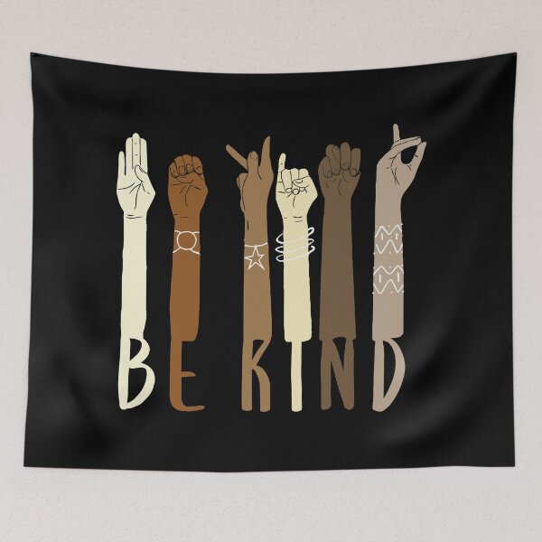 Item preview, Be Kind Sign Language, be kind hands, be kind designed and sold by OdmiDesign.