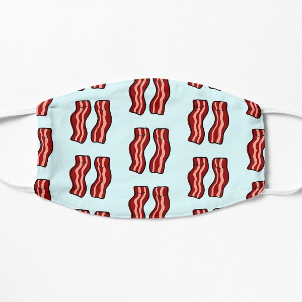 Cute Bacon Flat Mask