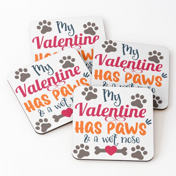Item preview, My Valentine tiene patas y una nariz mojada designed and sold by LilRoar.