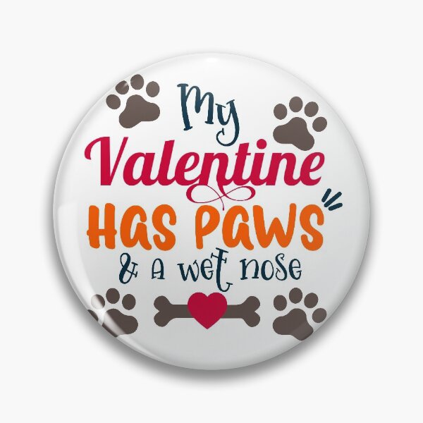 Artikelvorschau, Mein Valentinstag hat Pfoten und eine nasse Nase entworfen und verkauft von LilRoar.