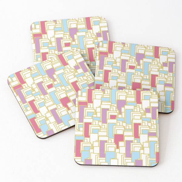 Item preview, Pastel Gold Geometric Rectangular Background designed and sold by chanzds.