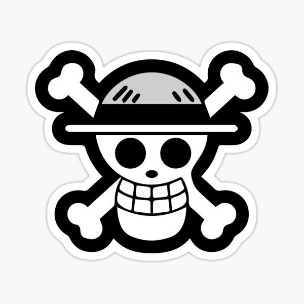 Straw Hat Pirates Flag Stickers | Redbubble