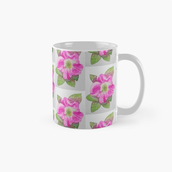 Item preview, Pink wild rose watercolour painting  designed and sold by esvb.