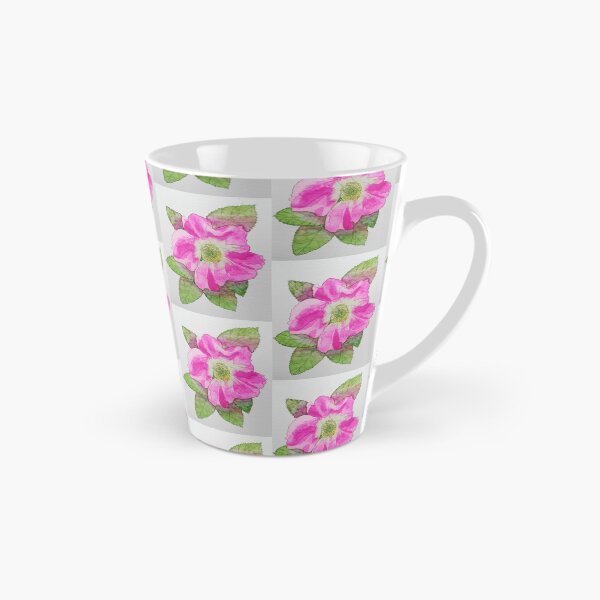 Item preview, Pink wild rose watercolour painting  designed and sold by esvb.