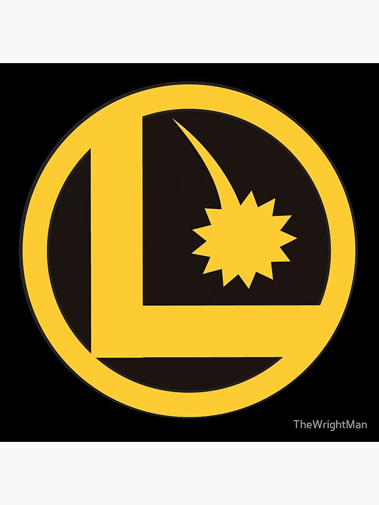 Legion Des Superhelden Logos Galeriedruck Von Thewrightman Redbubble