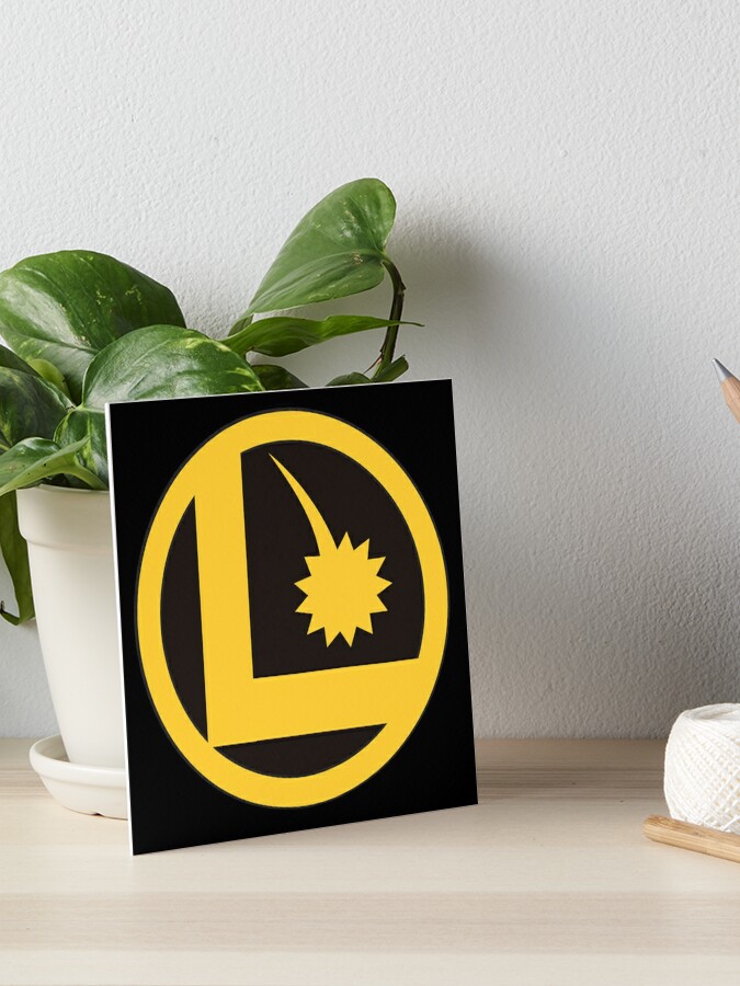 Legion Des Superhelden Logos Galeriedruck Von Thewrightman Redbubble