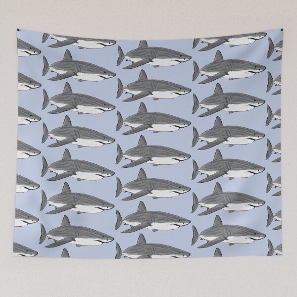 Item preview, Artwork of a Great White Shark I designed and sold by JD's Shop.