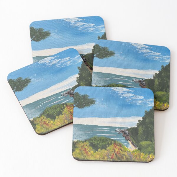 Item preview, Acrylic Painted Oregon Coast Cape Perpetua designed and sold by katekocrafts.
