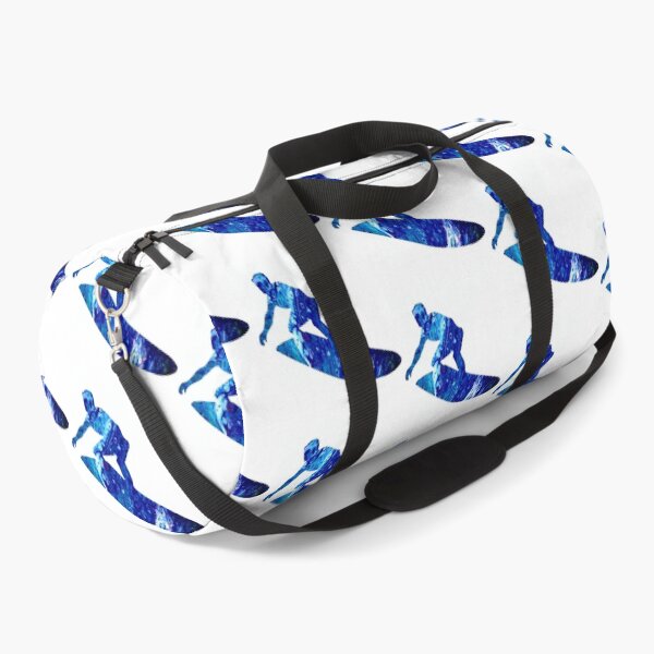Blue Surfer Duffle Bag