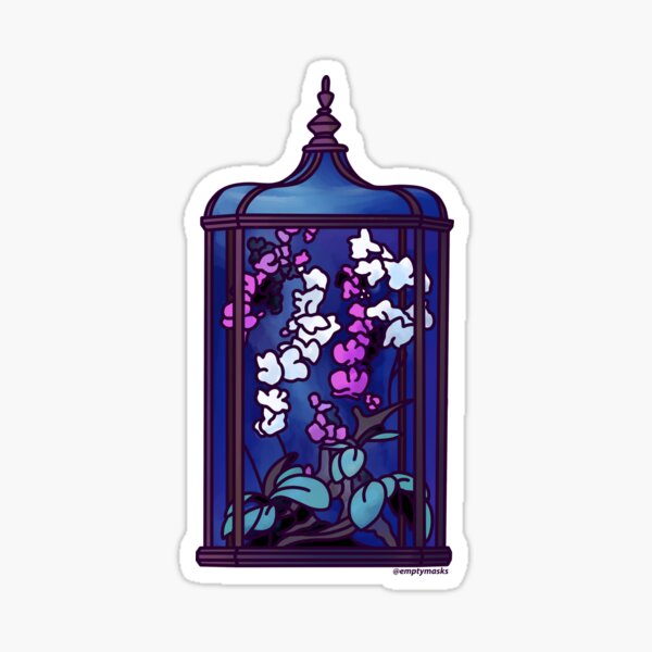 Item preview, Gothic Orchid Terrarium (Inspired by Rebecca das Musical) designed and sold by emptymasksart.