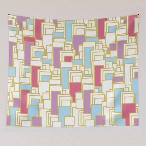 Item preview, Pastel Gold Geometric Rectangular Background designed and sold by chanzds.