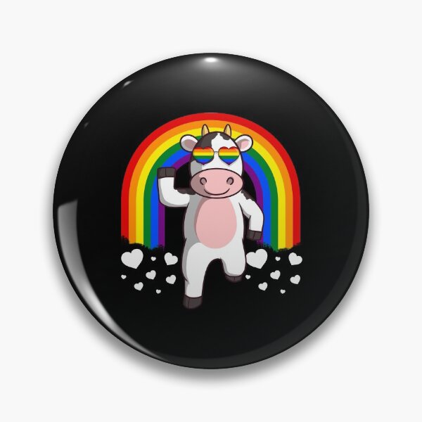 Item preview, Gay Pride Rainbow Cow LGBT designed and sold by fatamyfan1.