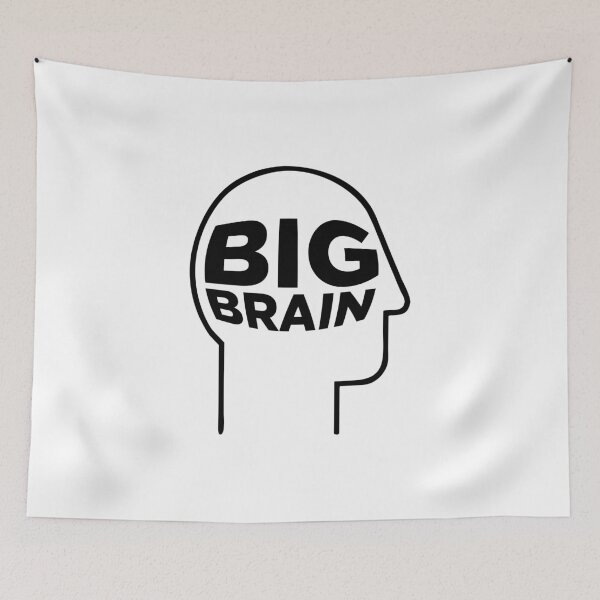 Item preview, Big Brain Meme designed and sold by BeerBro-Designs.