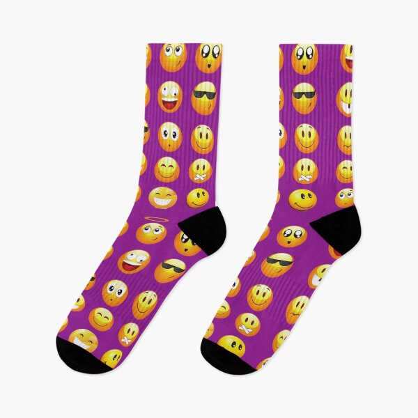 Item preview, purple emojis designed and sold by Gossip Rag.