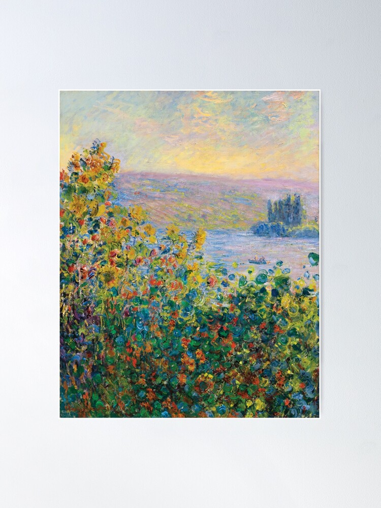 Alternate view of Claude Monet - Flower Beds at Vétheuil Poster