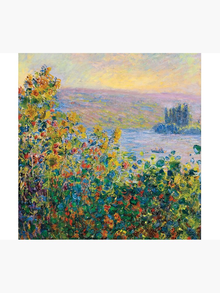 Thumbnail 6 of 6, Comforter, Claude Monet - Flower Beds at Vétheuil designed and sold by AbidingCharm.