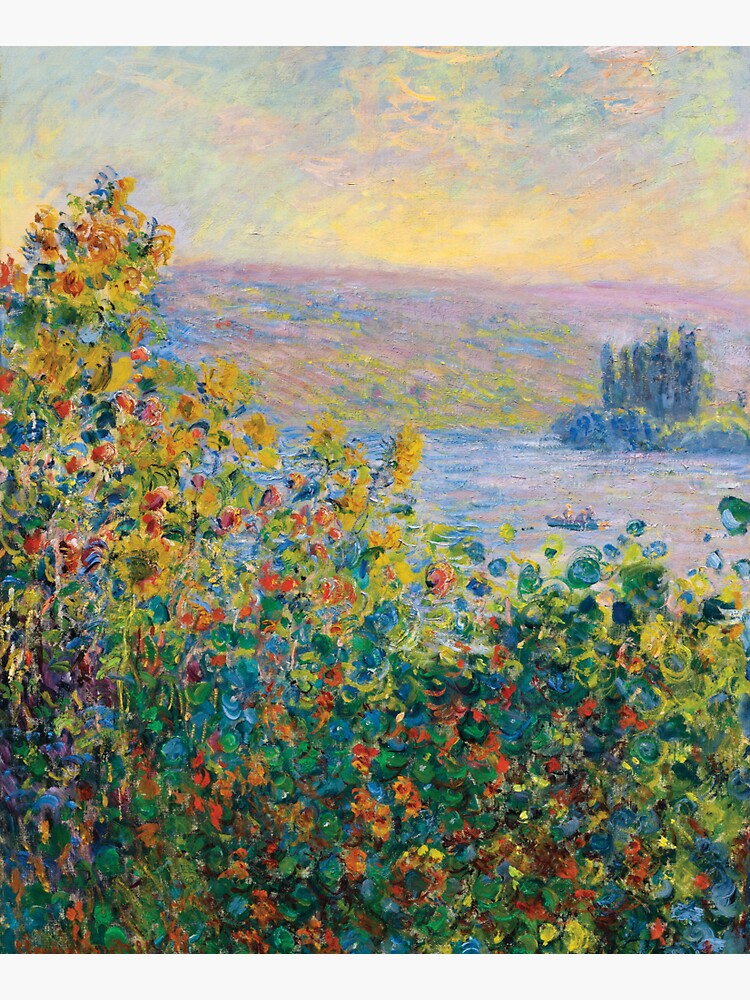 Claude Monet - Flower Beds at Vétheuil by AbidingCharm