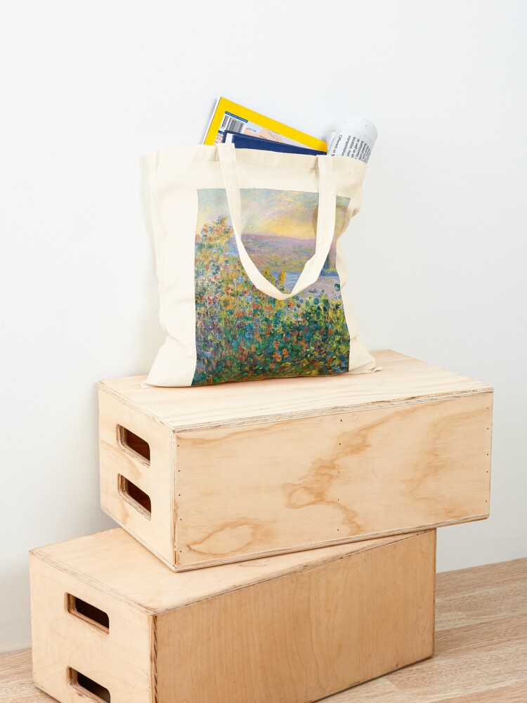 Alternate view of Claude Monet - Flower Beds at Vétheuil Tote Bag