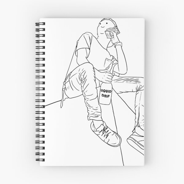 Item preview, Man on ledge with liquid drip designed and sold by marioillustrate.