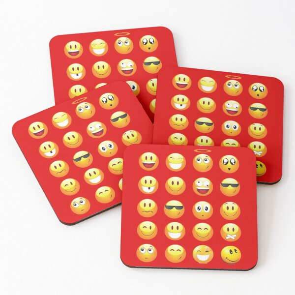 Item preview, red emojis designed and sold by Gossip Rag.