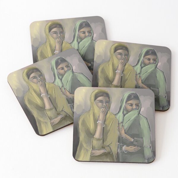 Item preview, Punjabi Village Girls 3 designed and sold by Sukhpal Grewal Ethnic Art.