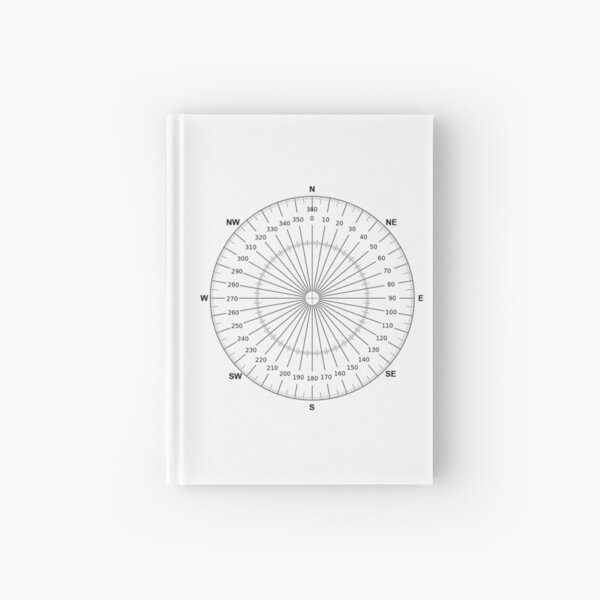 Protractor Hardcover Journal