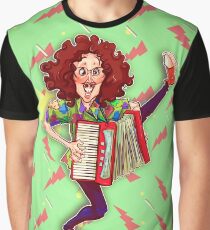 Alfred (Weird Al) Yankovic and Harvey the Wonder Hamster Graphic T-Shirt