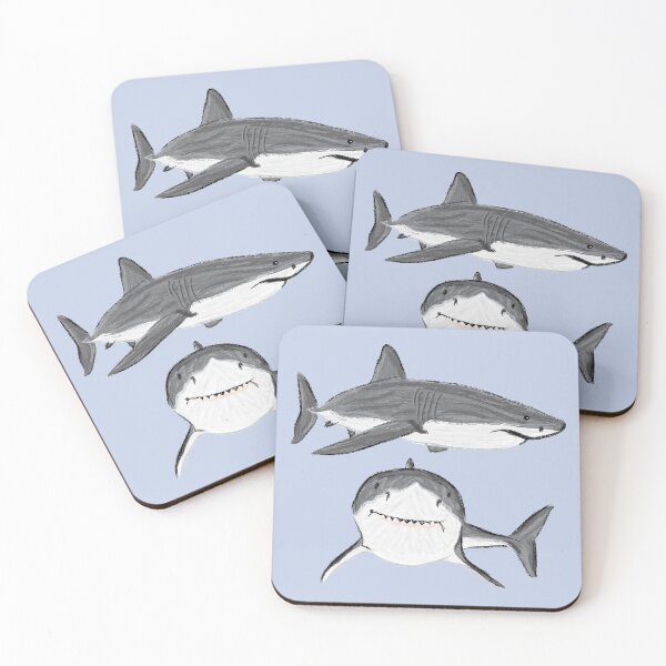 Item preview, Artwork of a Great White Shark V designed and sold by JD's Shop.