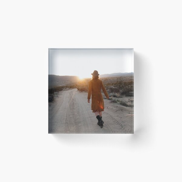 Item preview, Sunset Traveler On A Desert Road designed and sold by Elena Ray.