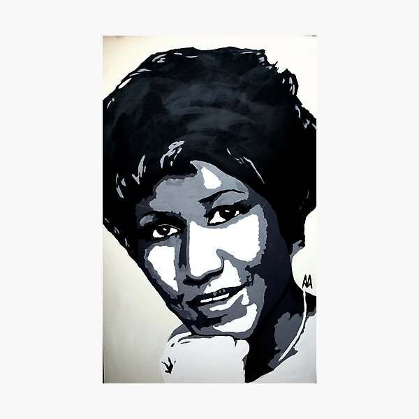 Vista previa del artículo con la obra «Aretha», diseñado y vendido por Antonio Méndez Díaz.