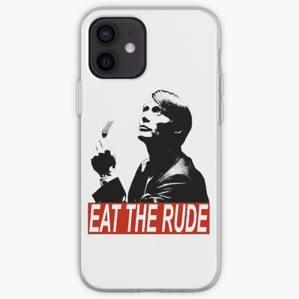eat the rude iPhone Soft Case