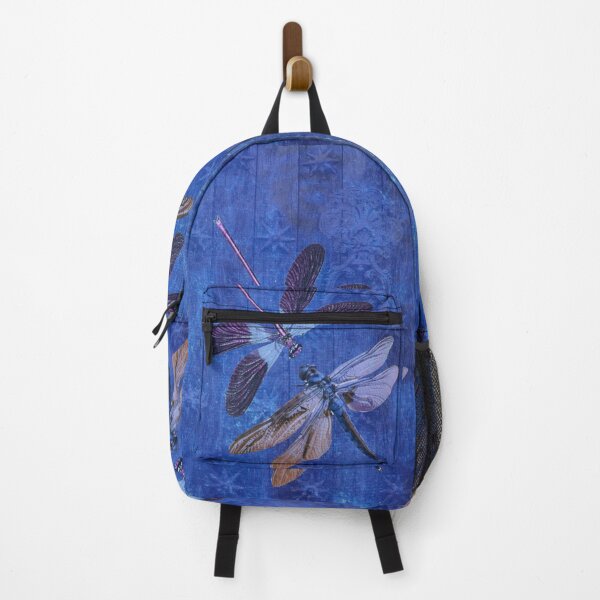 Indigo Dragonflies Backpack