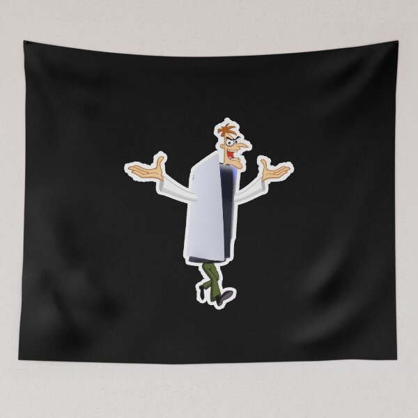 Item preview, PS5 Doofenshmirtz MEME designed and sold by willowbee24.