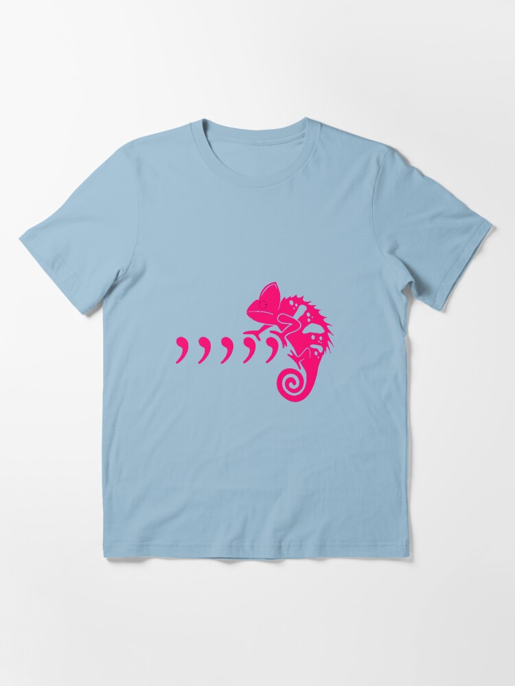 comma chameleon t shirt