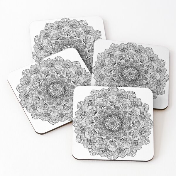 Item preview, Zen Tangle Mandala Outline designed and sold by Sunflower-Farms.