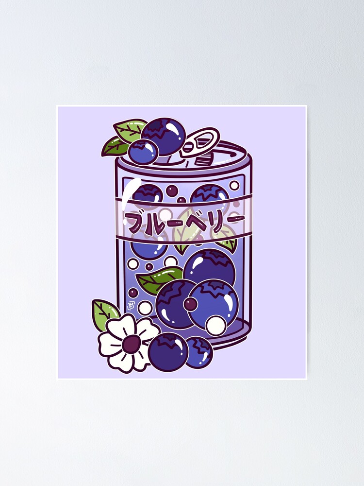 ブルーベリーソーダ の #ポスター Blueberry Mint Soda