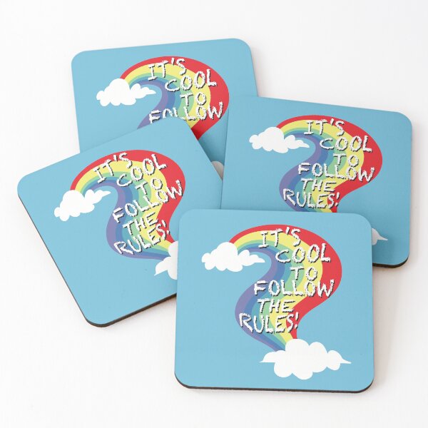 Item preview, It’s Cool To Follow The Rules! Rainbow designed and sold by SubtleSplit.