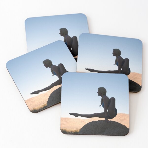 Item preview, Yoga Balance Desert Silhouette  designed and sold by Elena Ray.