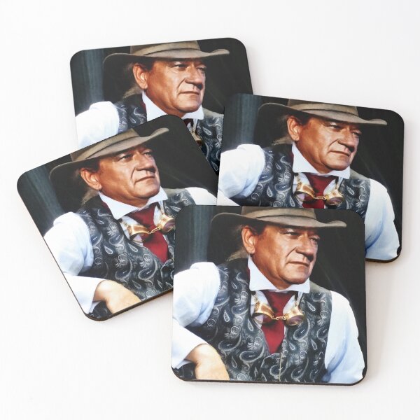 Item preview, John Wayne in a silk waistcoat designed and sold by PictureNZ.