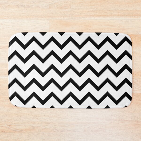 Item preview, Chevron Herringbone Pattern Black and White Zigzag designed and sold by FakeMirror.