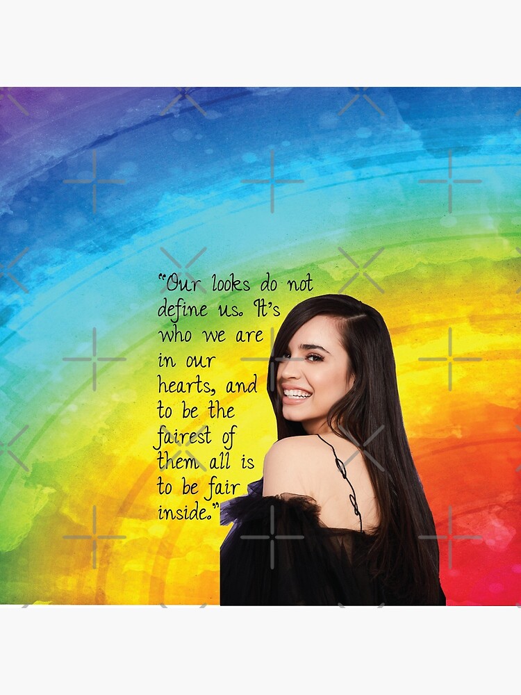 Sofia Carson Rainbow Quote Pin for Sale by Megan8210