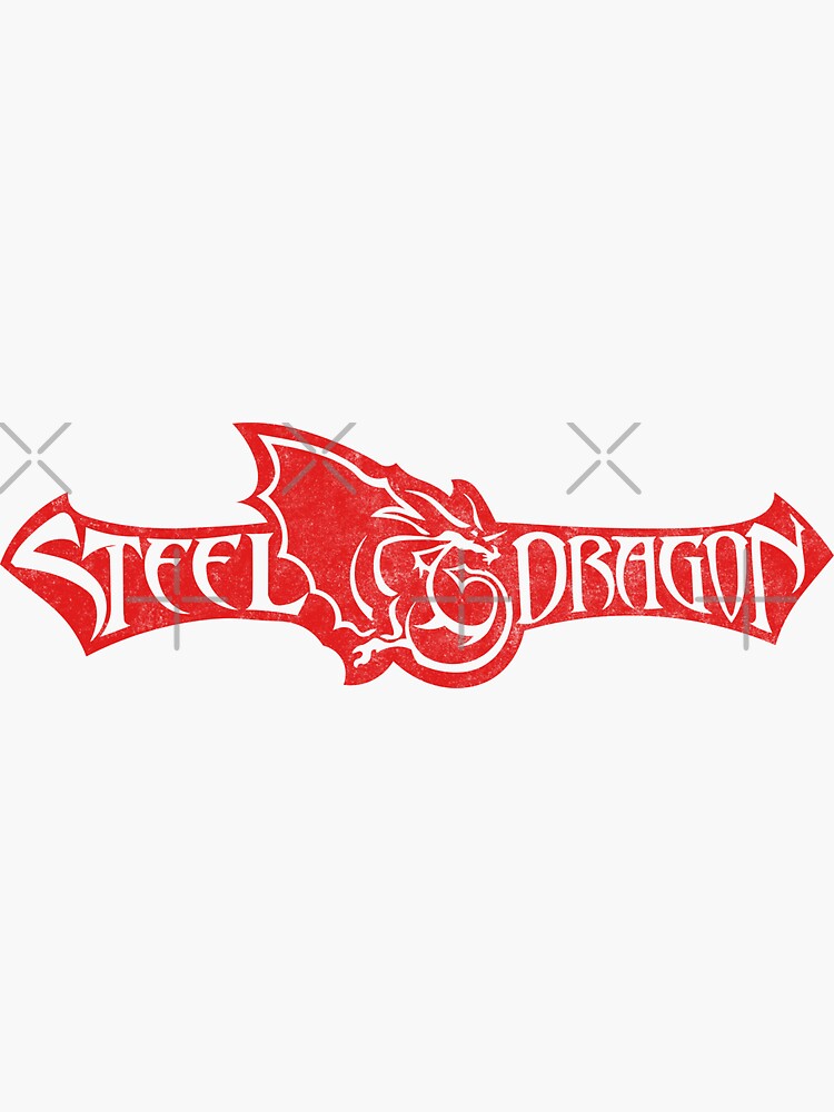 "Steel Dragon" Sticker by broganreynik Redbubble