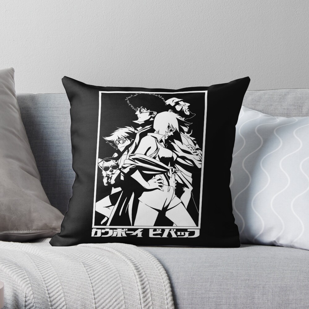 "COWBOY BEBOP" Throw Pillow by majotoyokai | Redbubble