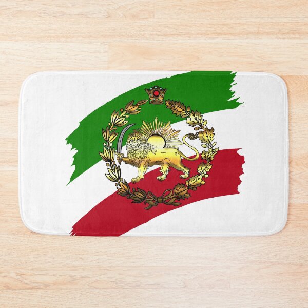 Item preview, Iran Pahlavi's flag with lion and crown  designed and sold by Fereshteh  Gilaki.